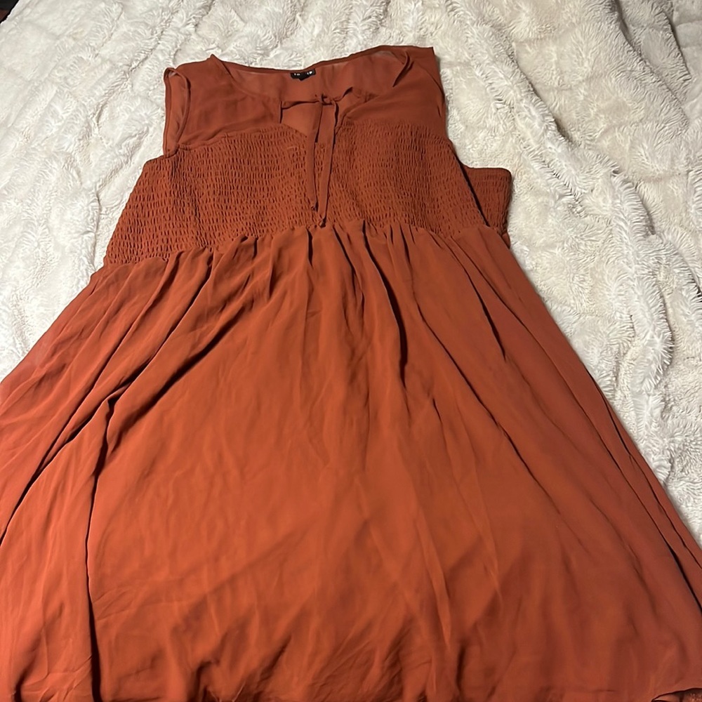 Torrid rust colored dress size 4